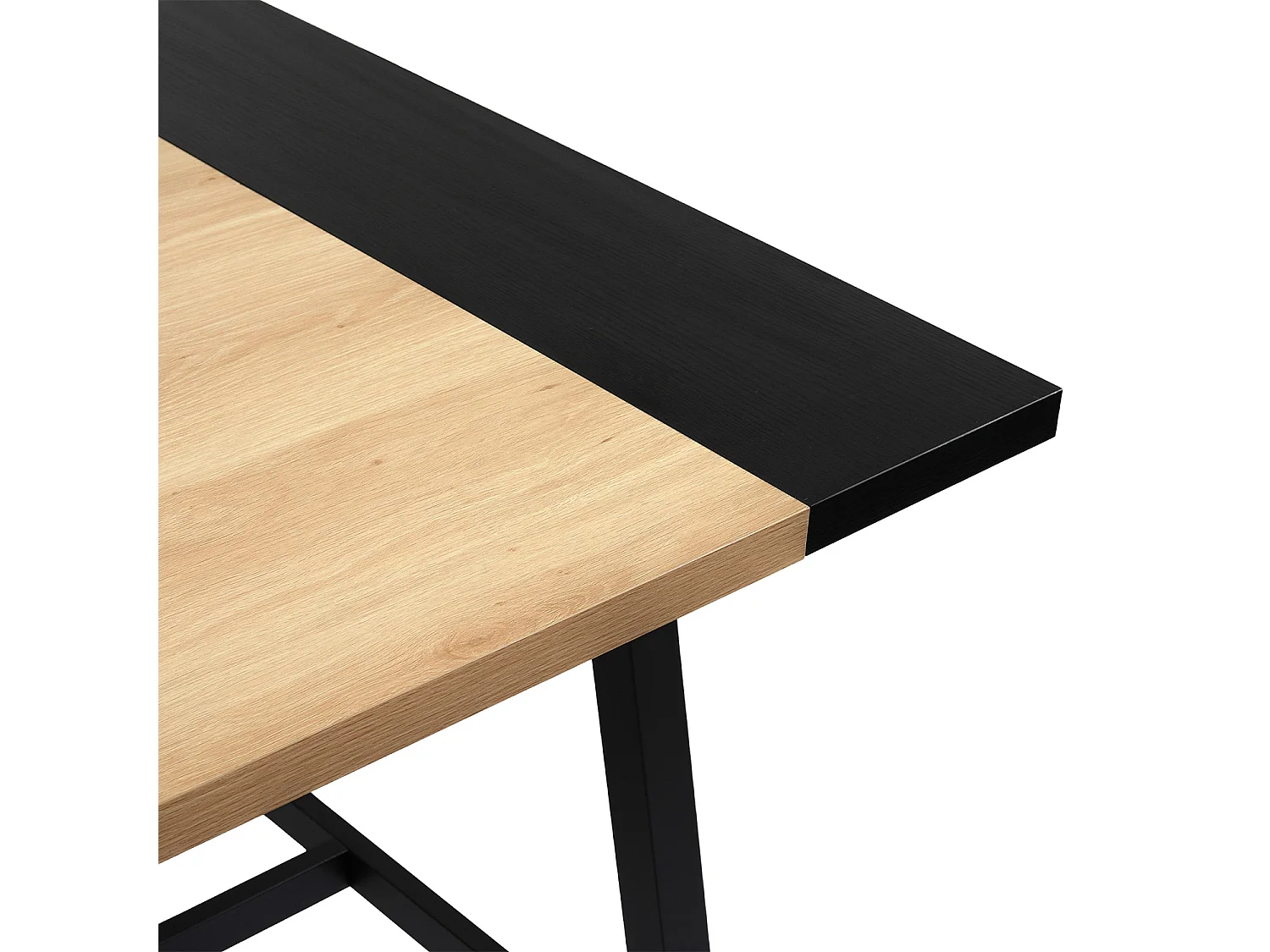 Table à manger Caracas effet Chêne, 240 cm