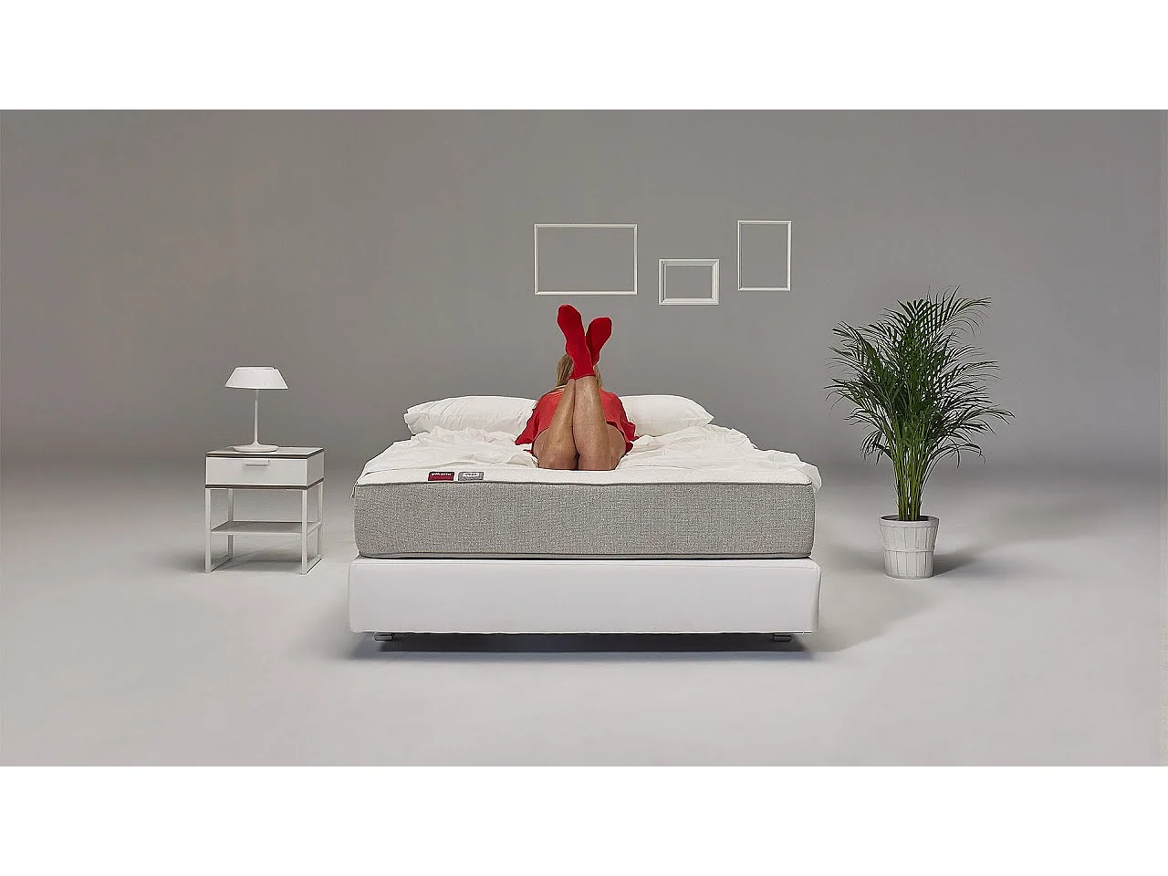 Colchón PIKOLIN Veza 135 x 190 cm, muelles ensacados y viscoelástica, 28 cm