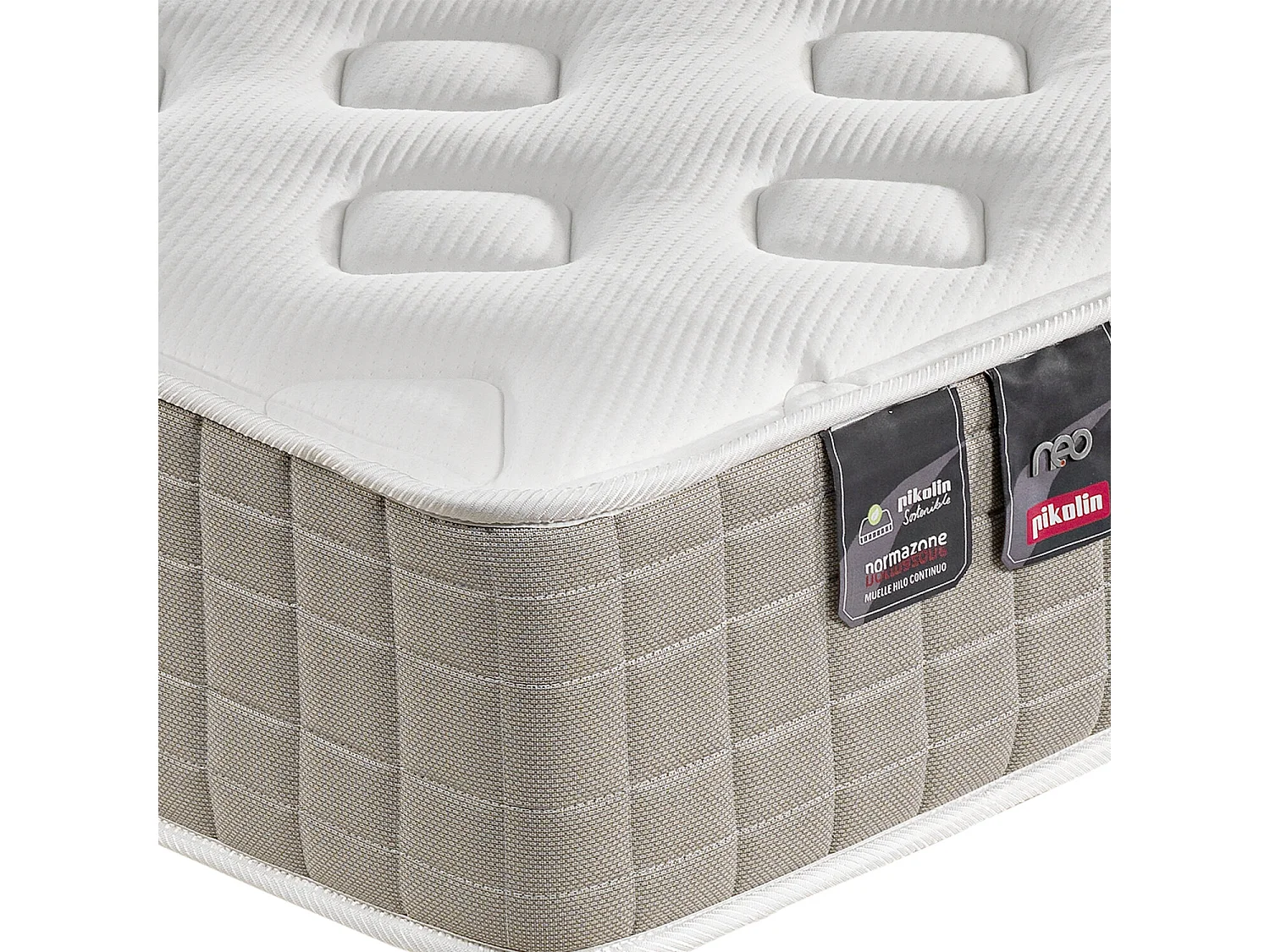 Colchón PIKOLIN KING 135 x 190 cm, muelles Normazone® y viscoelástica, 28 cm