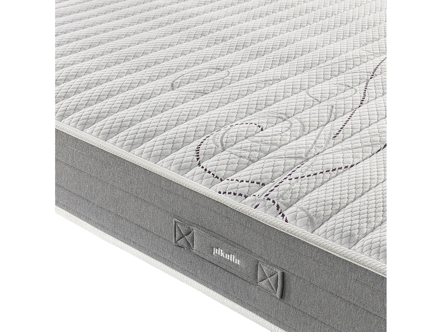 Colchón PIKOLIN TROAS COMPACT de 90 x 200 cm, muelles ensacados y viscoelástica, 23 cm