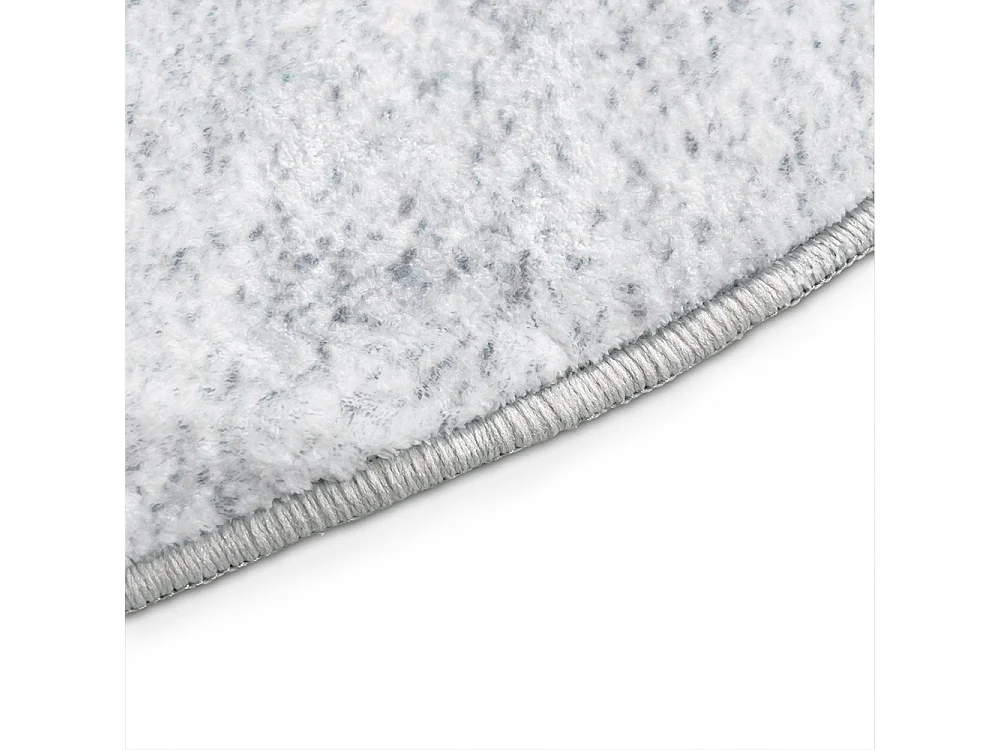 Vloerkleed Arona Iris Mazovia Onregelmatige Vorm 120 x 160 cm Blauw Grijs Abstract Laagpolig