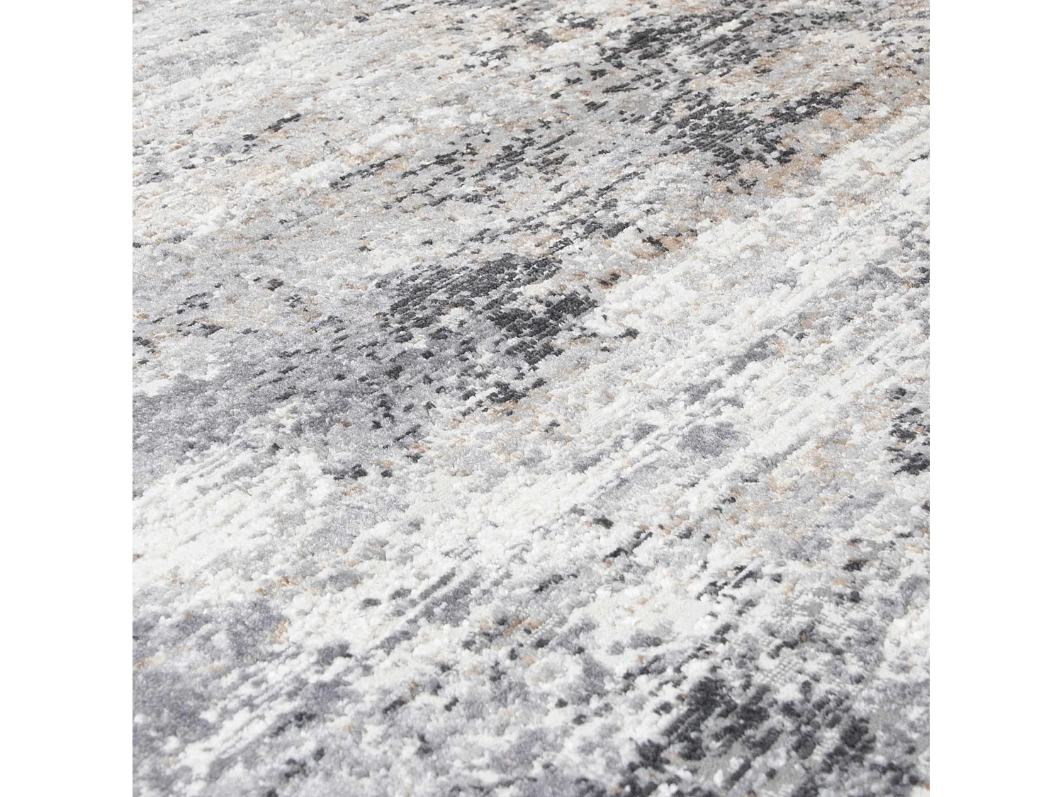 Tapis Portland G509A Mazovia 80 x 150 cm Beige Crème Abstrait Poils Courts