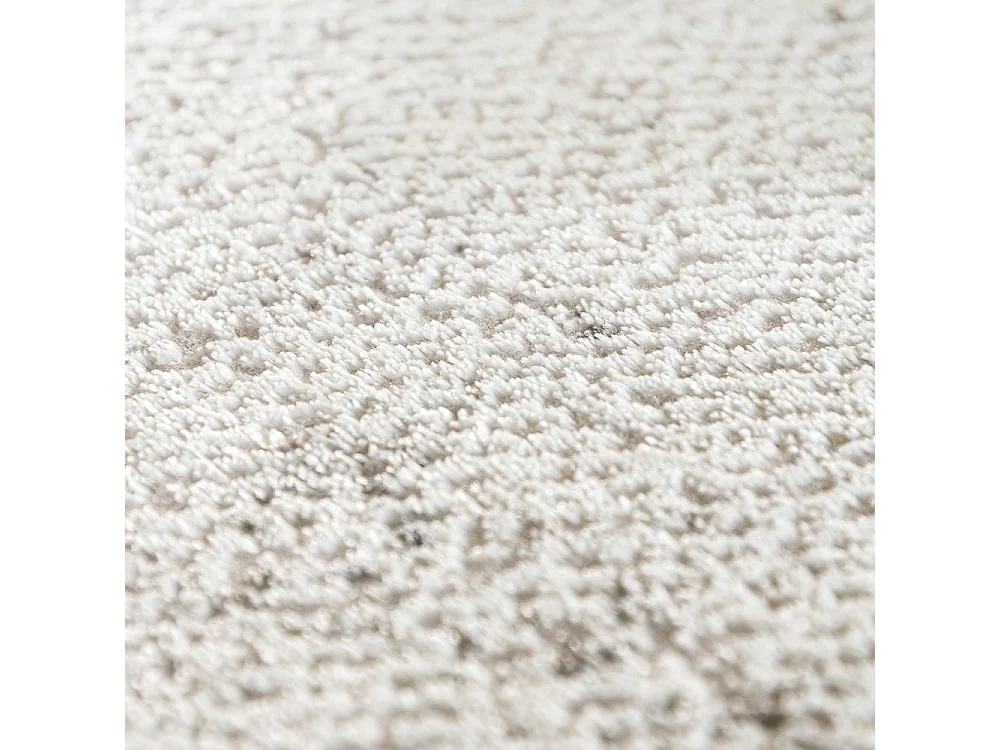 Tapis Bari Pepe Grafite Mazovia 80 x 150 cm Anthracite Crème Abstrait Poils Courts à Franges