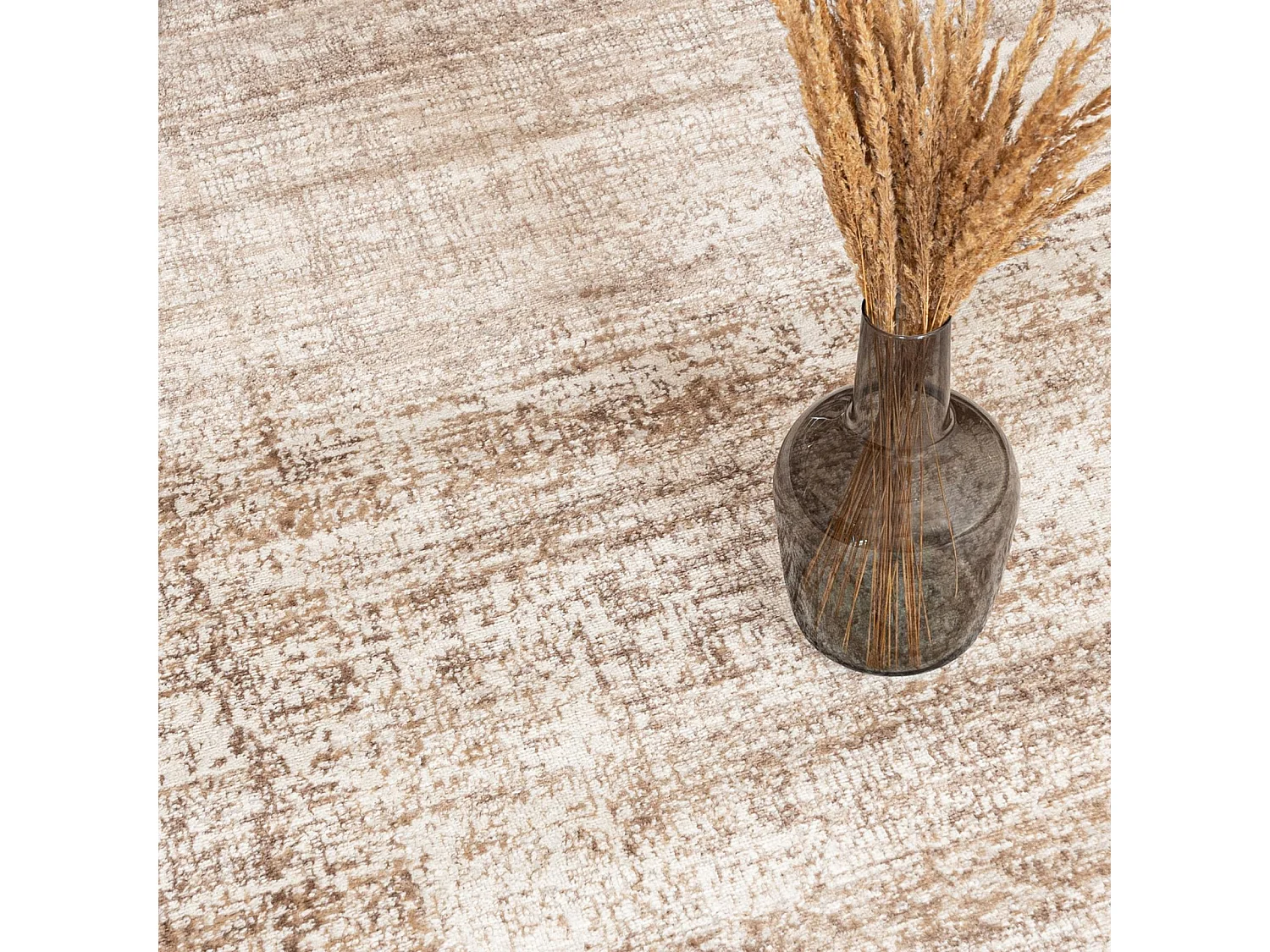 Tapis Portland C981E Mazovia 160 x 230 cm Beige Crème Abstrait Poils Courts