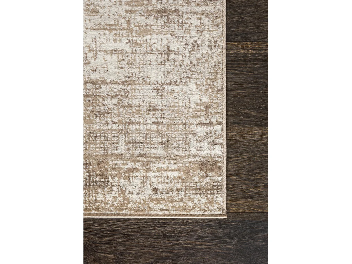 Tapis Portland C981E Mazovia 160 x 230 cm Beige Crème Abstrait Poils Courts