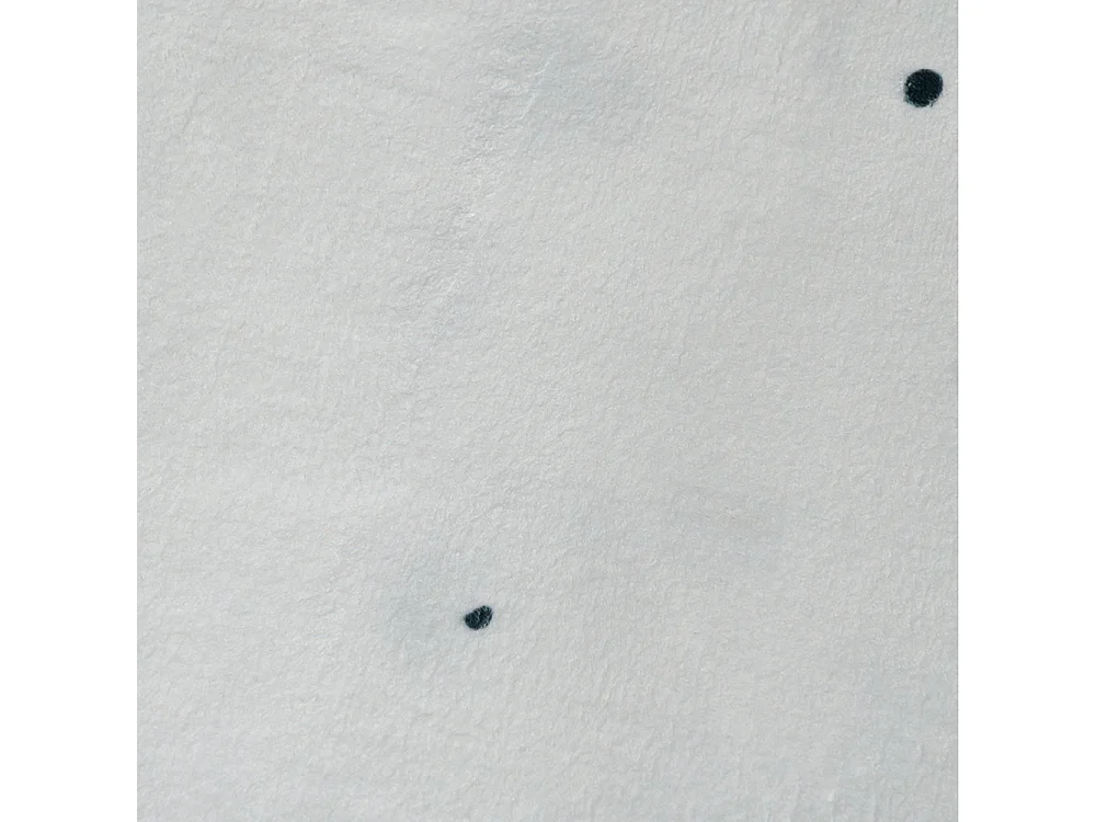 Rug Arona Finet Mazovia Irregular Shape 140 x 200 cm White Black and White Abstract Short Pile