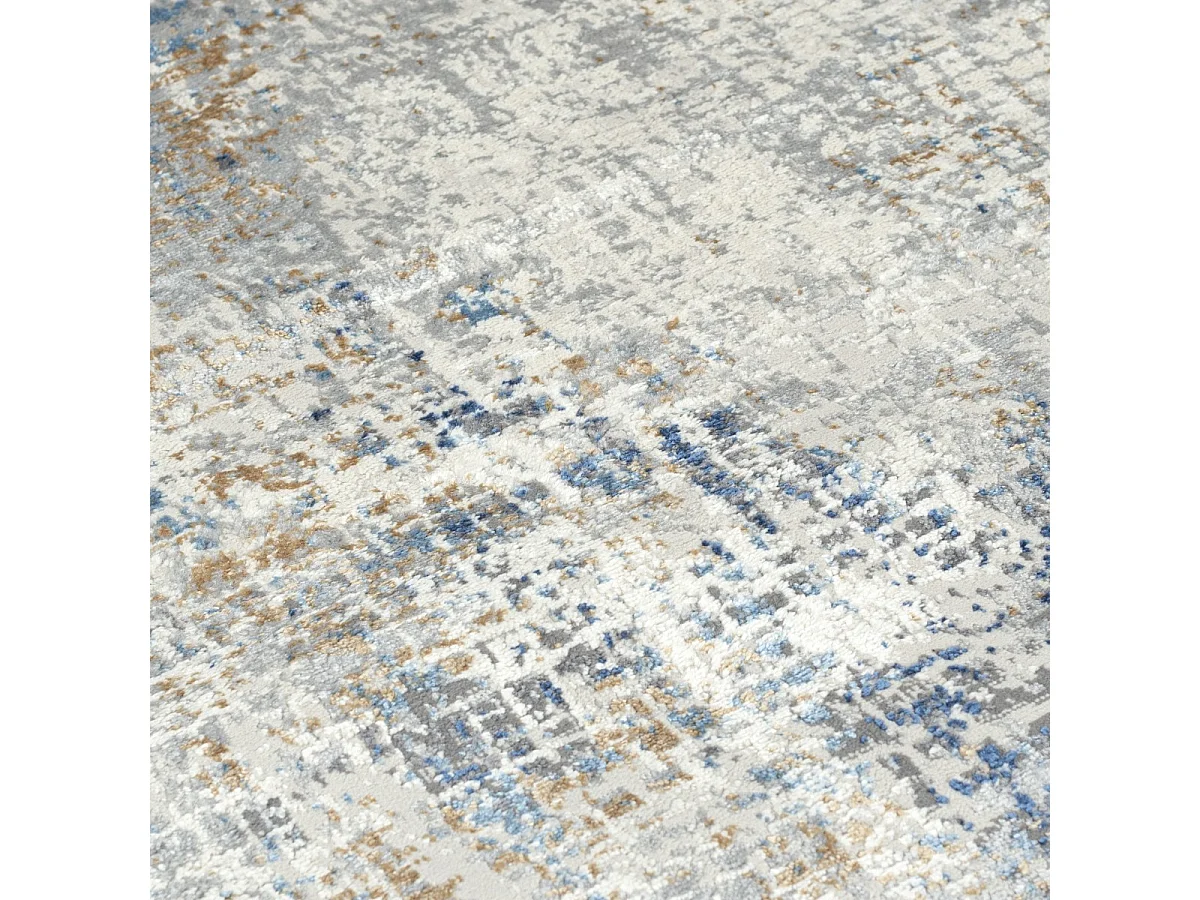 Tapis Portland G512B Mazovia 80 x 150 cm Beige Anthracite Abstrait Poils Courts
