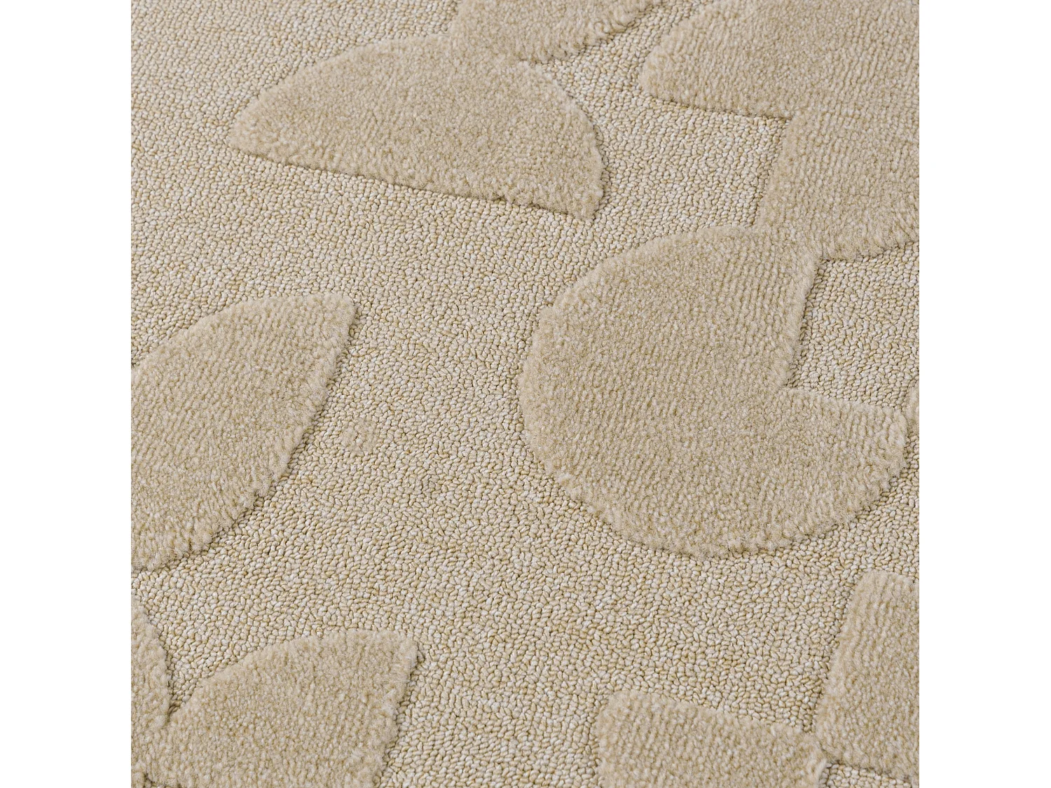 Tapis Pisa Campo Mazovia 160 x 230 cm Beige Crème Géométrique Poils Mi-Longs à Franges