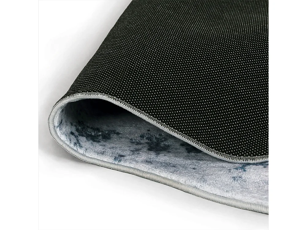 Vloerkleed Arona Pabra Mazovia Onregelmatige Vorm 200 x 300 cm Blauw Grijs Abstract Laagpolig
