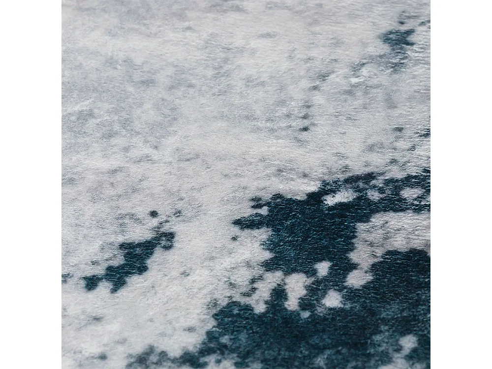 Vloerkleed Arona Pabra Mazovia Onregelmatige Vorm 200 x 300 cm Blauw Grijs Abstract Laagpolig