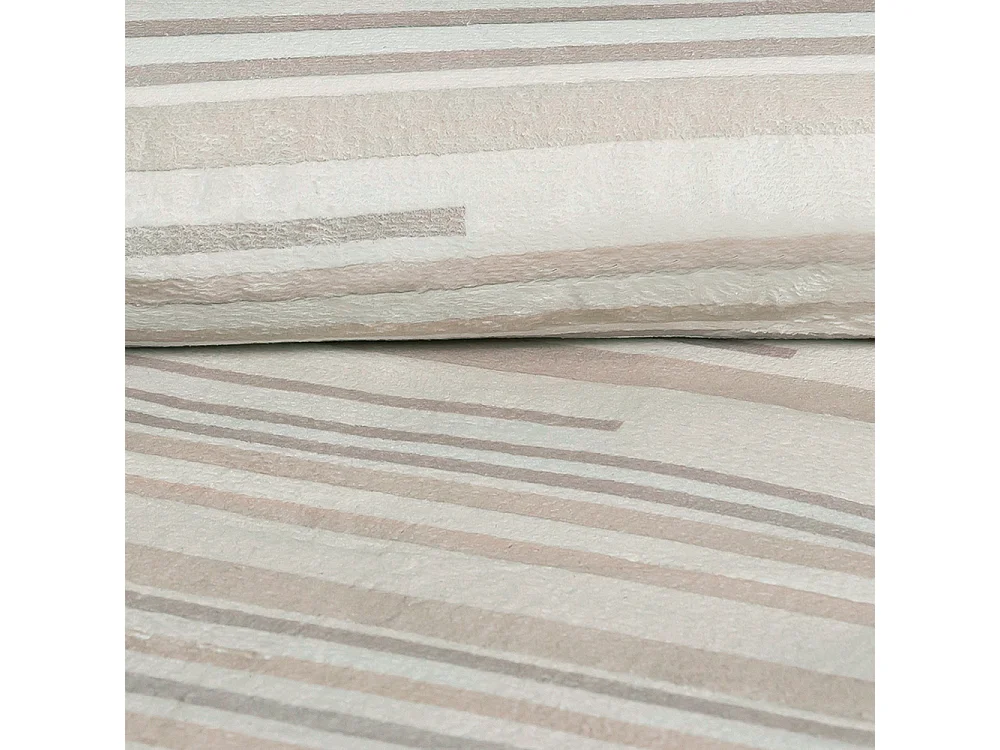 Tapis Mirano Zela Mazovia Forme Irrégulière 140 x 200 cm Crème Abstrait Poils Courts