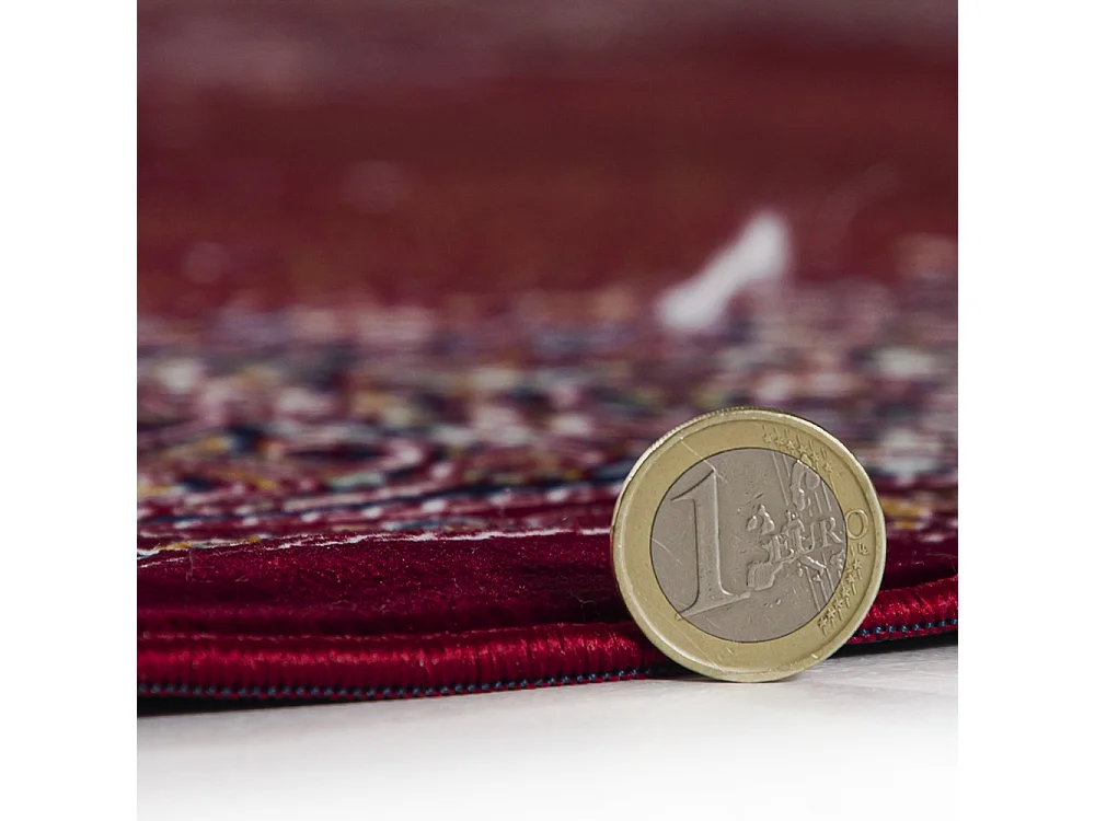 Teppich Palazzo Corona Mazovia 160 x 230 cm Rot Orientalisch Kurzflor mit Fransen