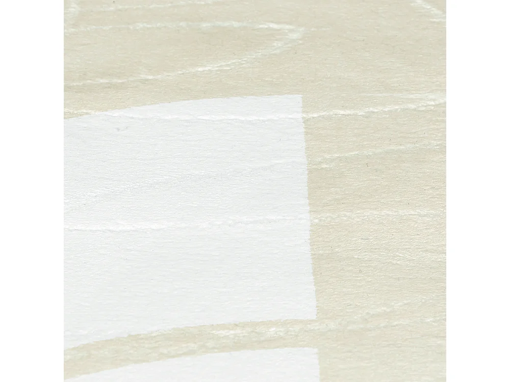 Tapis Mirano Mena Mazovia Forme Irrégulière 80 x 150 cm Crème Abstrait Poils Courts