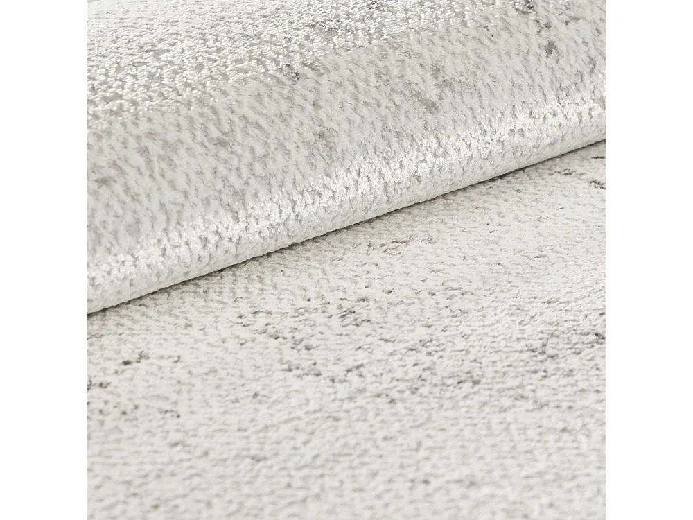 Tapis Bari Pepe Grafite Mazovia 160 x 230 cm Anthracite Crème Abstrait Poils Courts à Franges