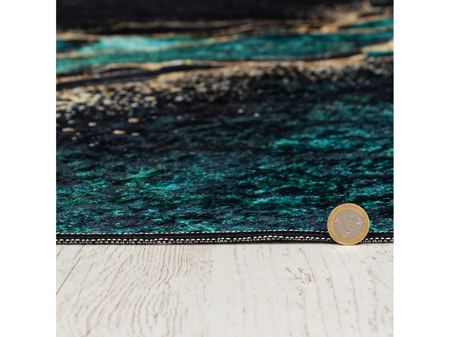 Tapis Toscana 37040 Mazovia 120 x 170 cm Vert Marbre Poils Courts