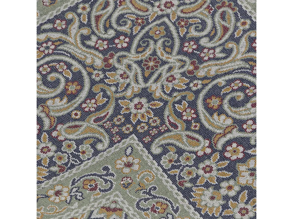 Tapis Palazzo Trono Mazovia 160 x 230 cm Vert Oriental Poils Courts à Franges