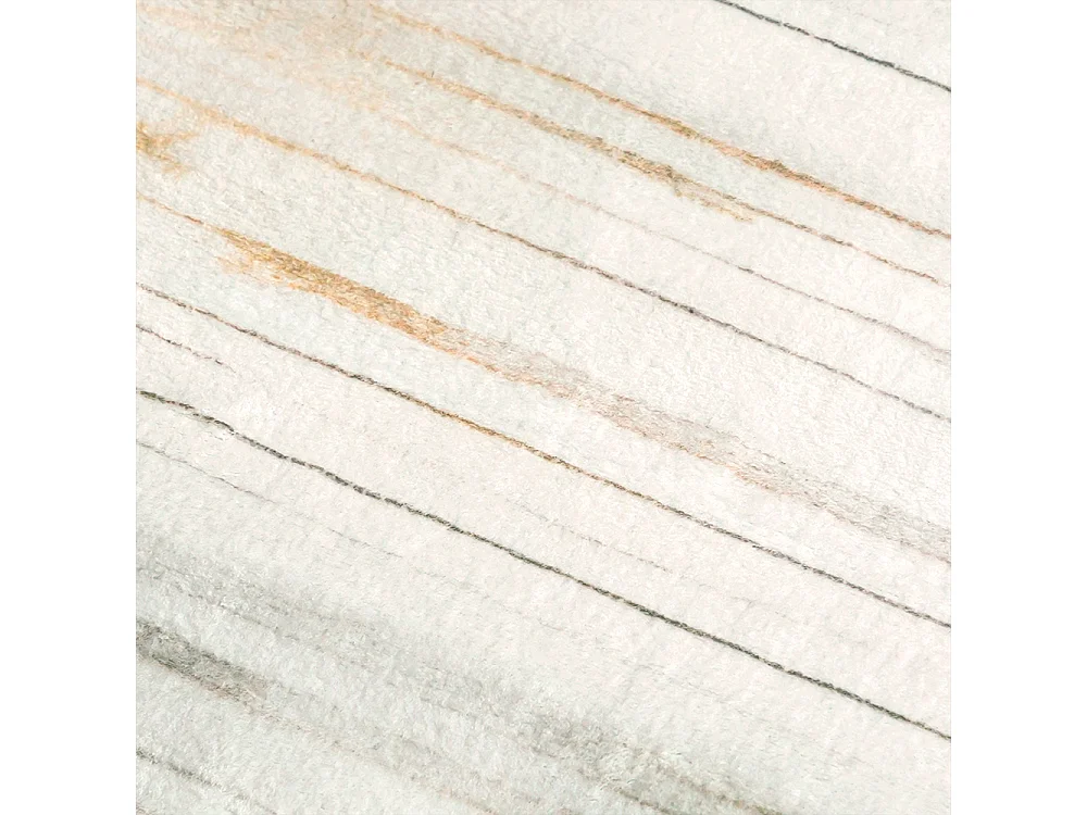 Tapis Arona Grave Mazovia Forme Irrégulière 80 x 150 cm Beige Marron Abstrait Poils Courts