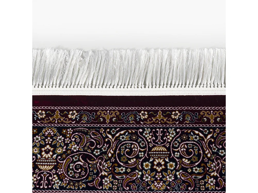 Tapis Palazzo Corona Mazovia 240 x 340 cm Rouge Oriental Poils Courts à Franges