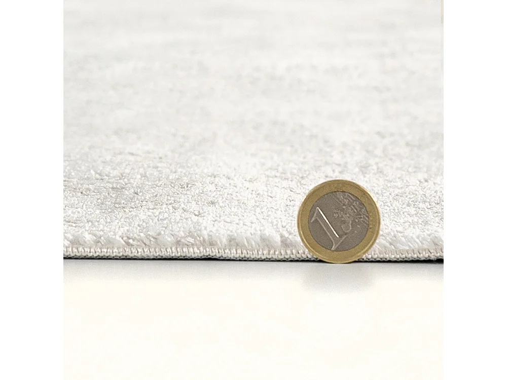 Tapis Bari Pepe Beige Mazovia 80 x 150 cm Beige Crème Abstrait Poils Courts à Franges
