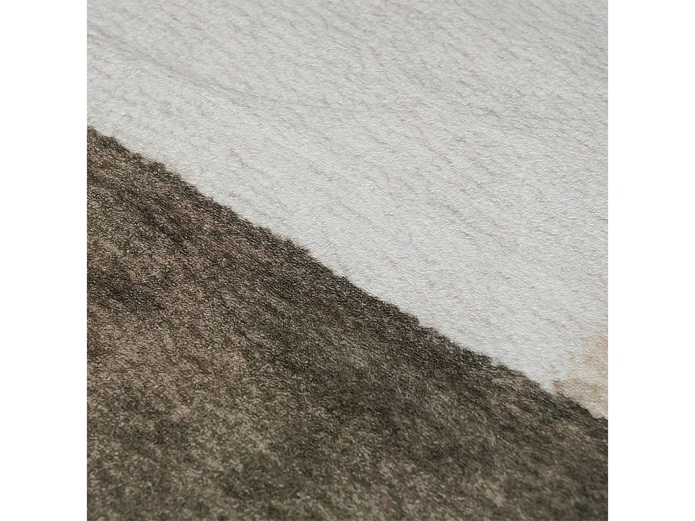Rug Lonato Valo Mazovia Irregular Shape 140 x 200 cm Beige White Geometric Short Pile