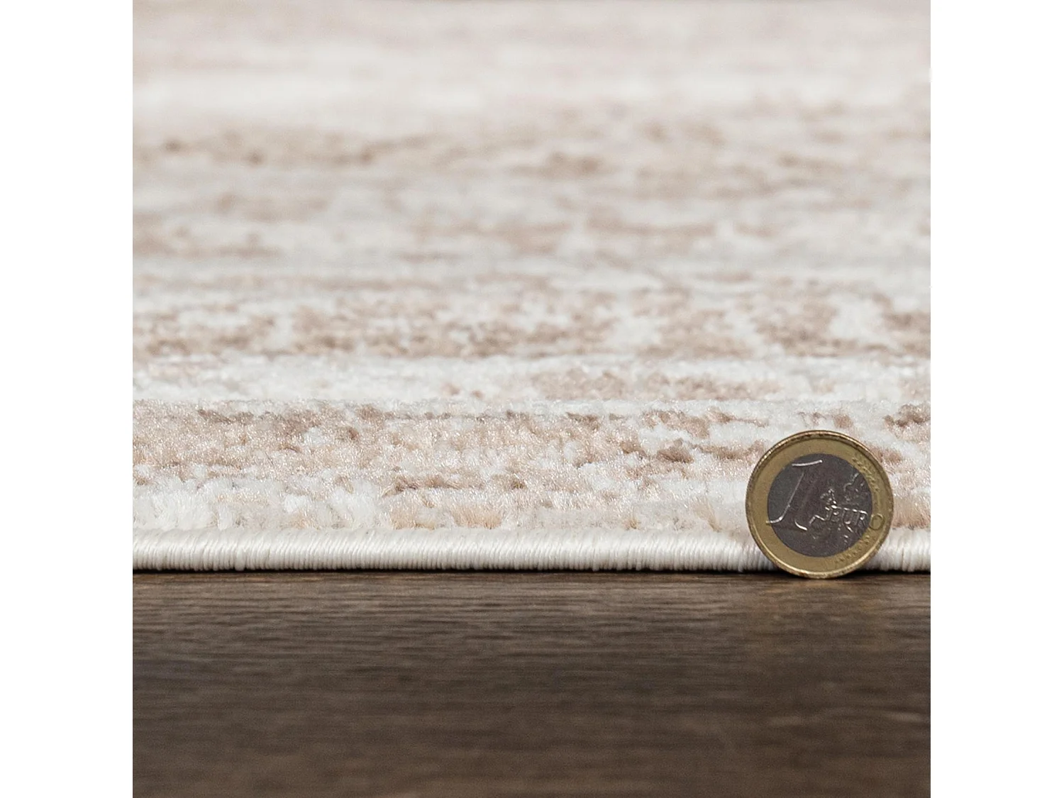 Tapis Portland D058E Mazovia 80 x 150 cm Beige Crème Abstrait Poils Courts