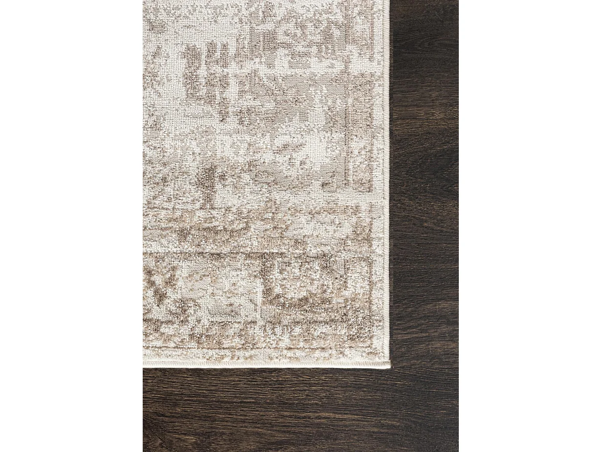 Tapis Portland D058E Mazovia 80 x 150 cm Beige Crème Abstrait Poils Courts