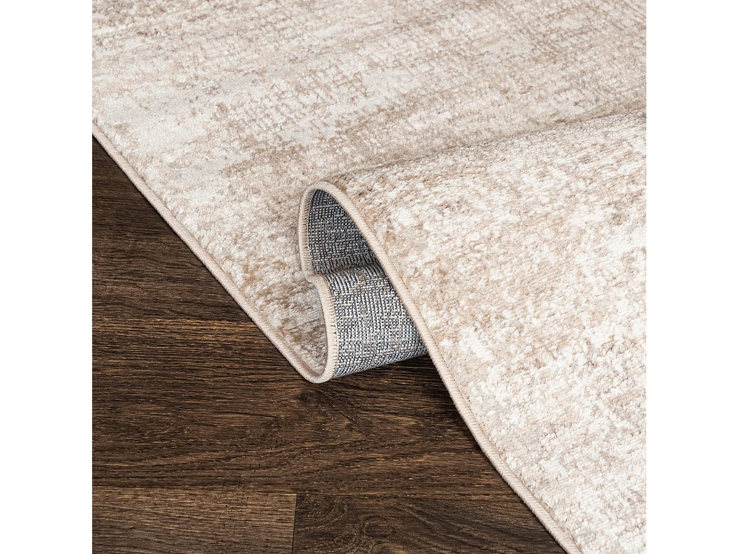 Rug Portland C981E Mazovia 140 x 200 cm Beige Cream Abstract Short Pile