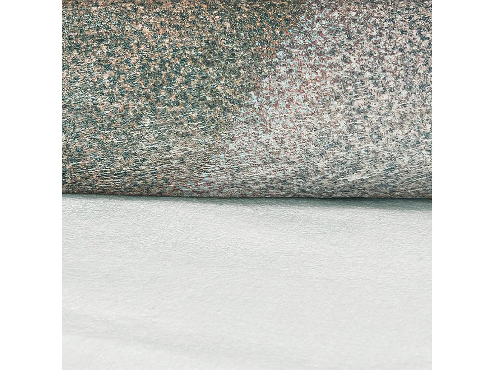 Tapis Lonato Vari Mazovia Forme Irrégulière 80 x 150 cm Beige Blanc Géométrique Poils Courts