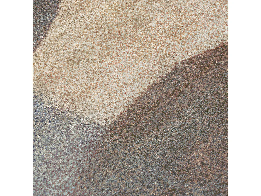 Tapis Lonato Vari Mazovia Forme Irrégulière 200 x 300 cm Beige Blanc Géométrique Poils Courts
