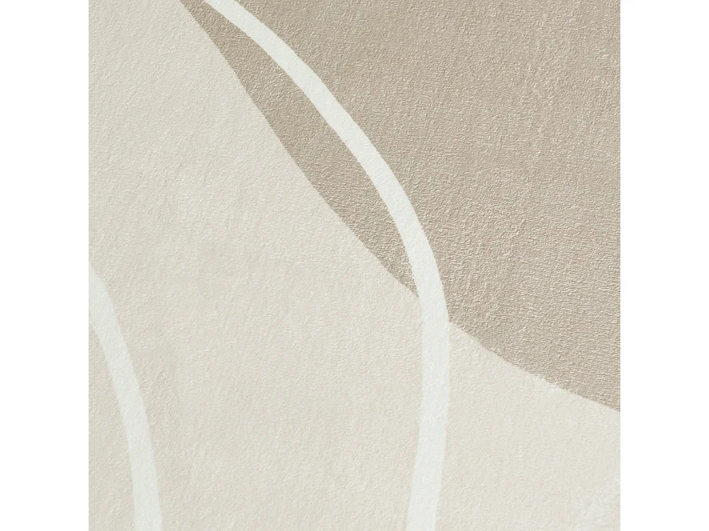 Tapis Bova Agolo Mazovia Forme Irrégulière 80 x 150 cm Beige Orange Abstrait Poils Courts