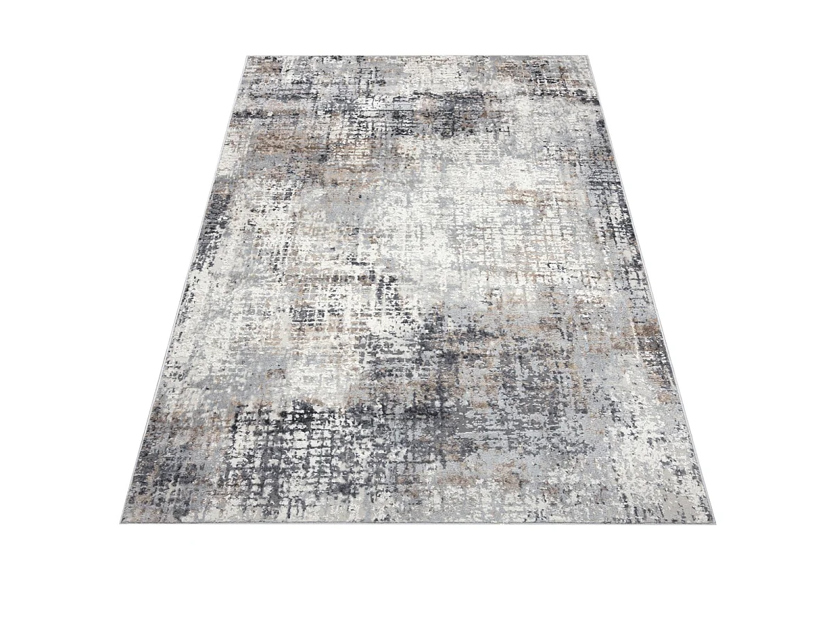 Tapis Portland G512A Mazovia 140 x 200 cm Beige Crème Abstrait Poils Courts