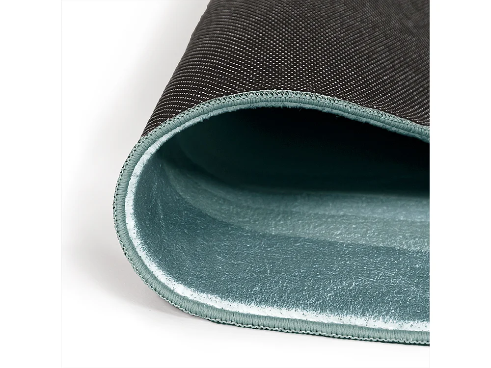Tapis Bova Penta Mazovia Forme Irrégulière 80 x 150 cm Vert Abstrait Poils Courts
