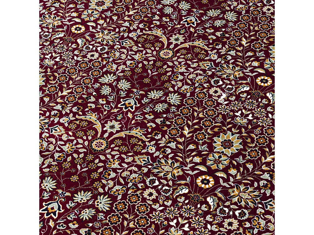 Tapis Castello Rosso Mazovia 200 x 290 cm Rouge Oriental Poils Courts à Franges