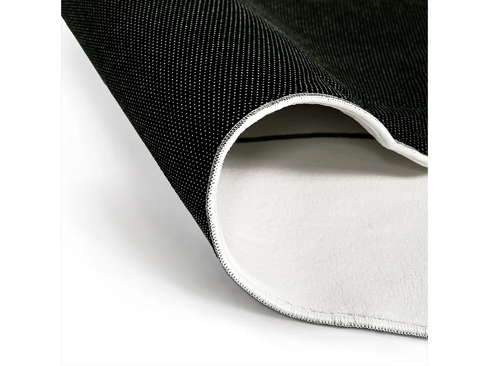 Tapis Bova Certo Mazovia Forme Irrégulière 200 x 300 cm Blanc Vert Abstrait Poils Courts