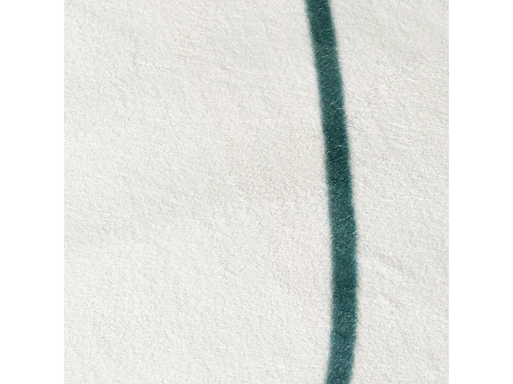 Tapis Bova Scudo Mazovia Forme Irrégulière 160 x 220 cm Blanc Vert Abstrait Poils Courts