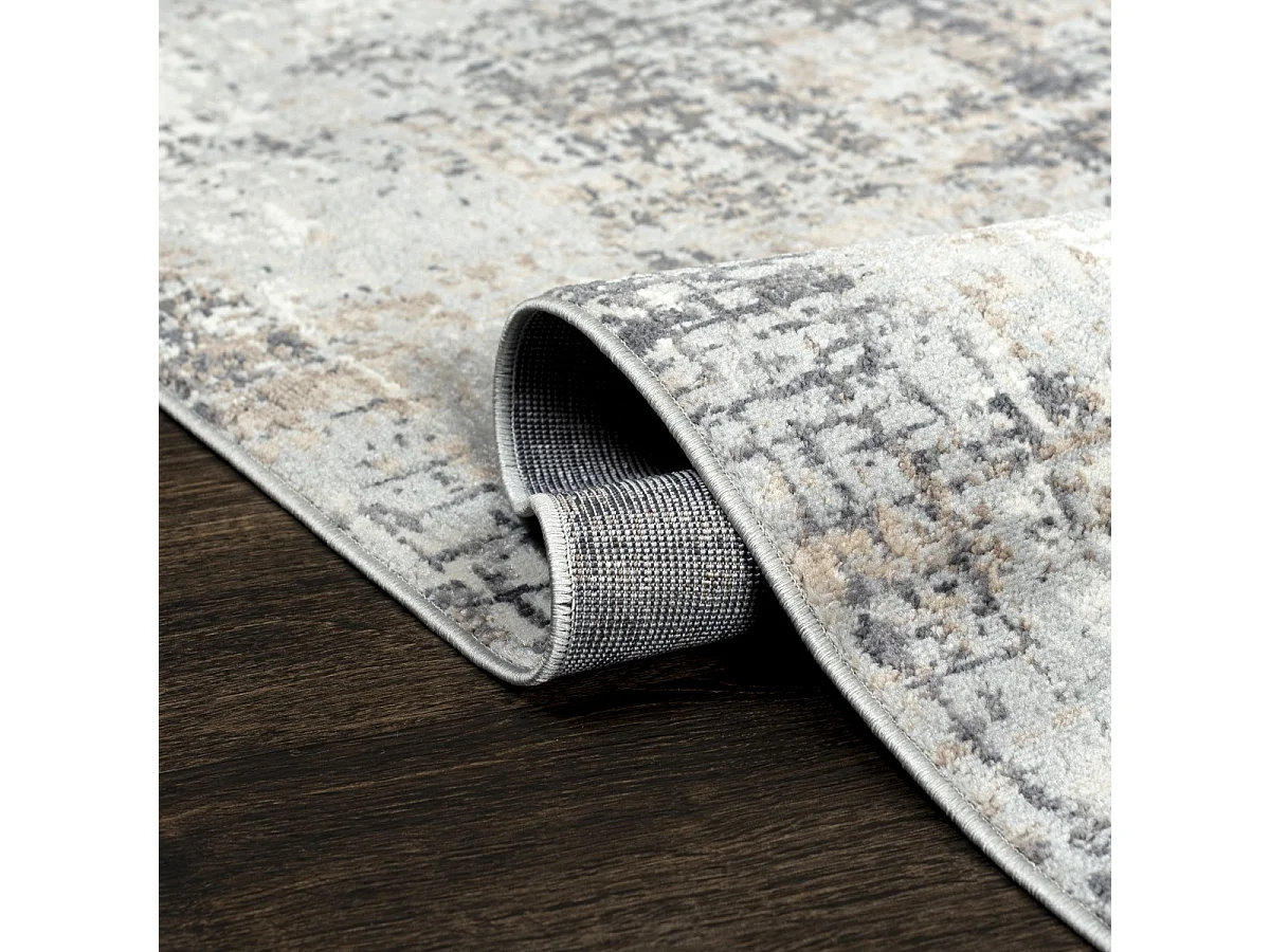 Tapis Portland G512A Mazovia 120 x 170 cm Beige Crème Abstrait Poils Courts