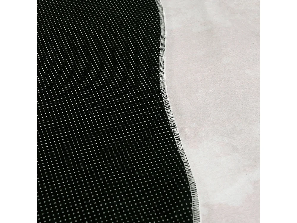 Tapis Arona Labro Mazovia Forme Irrégulière 140 x 200 cm Beige Blanc Abstrait Poils Courts