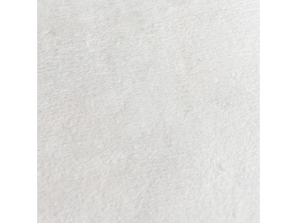 Tapis Arona Labro Mazovia Forme Irrégulière 140 x 200 cm Beige Blanc Abstrait Poils Courts
