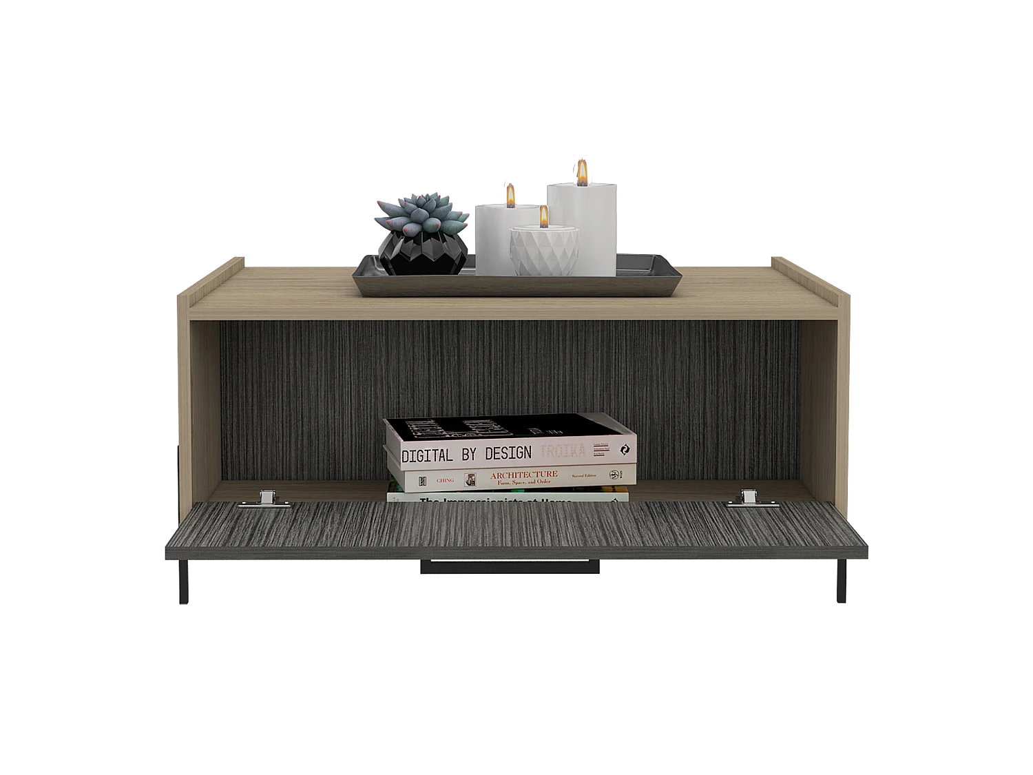 Harvard Storage Coffee Table, Modern Design