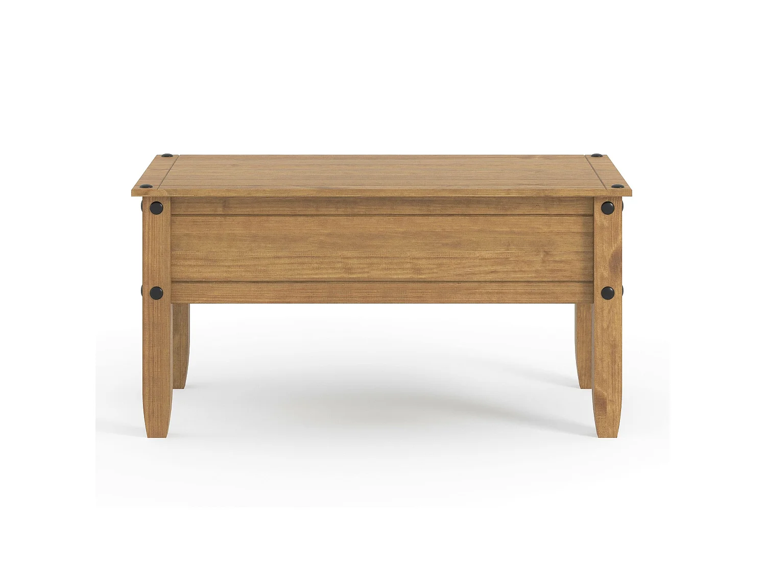Corona Coffee Table, Solid Waxed Wood