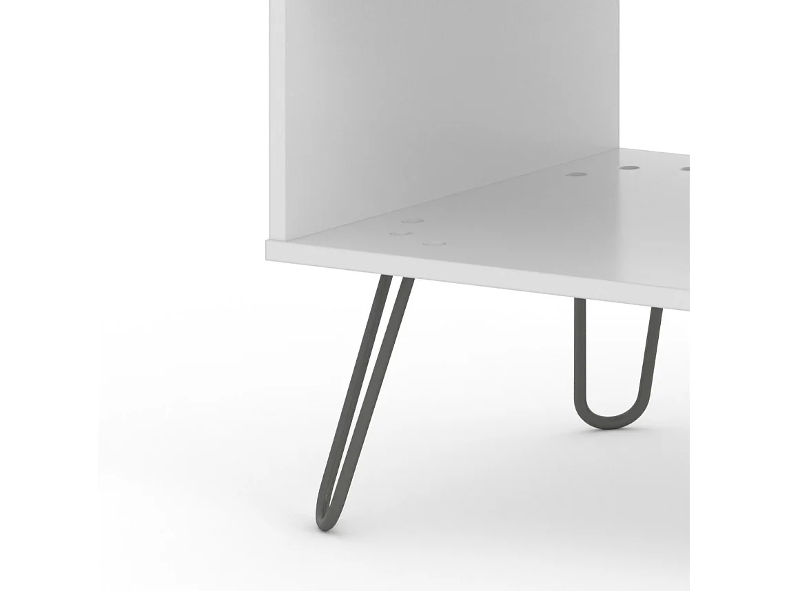 Augusta Open Coffee Table with Hairpin Metal Legs