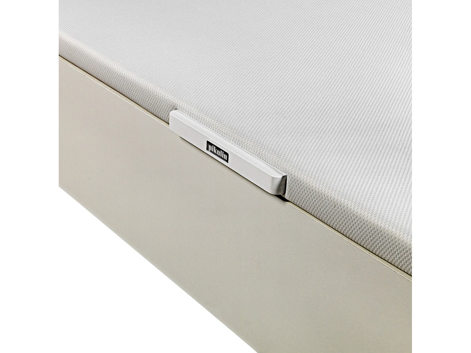 Canapé abatible juvenil 80 x 190 cm con apertura lateral, blanco, PIKOLIN NATURBOX