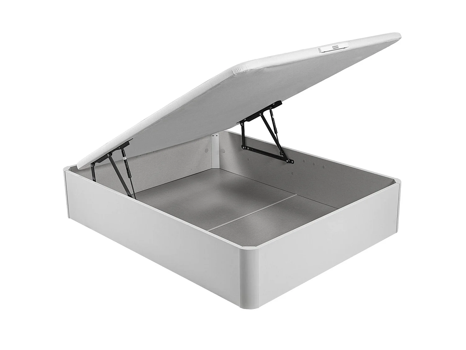 Canapé abatible Pikolin Naturbox 2.0, 90 x 190 cm, blanco, altura 41 cm