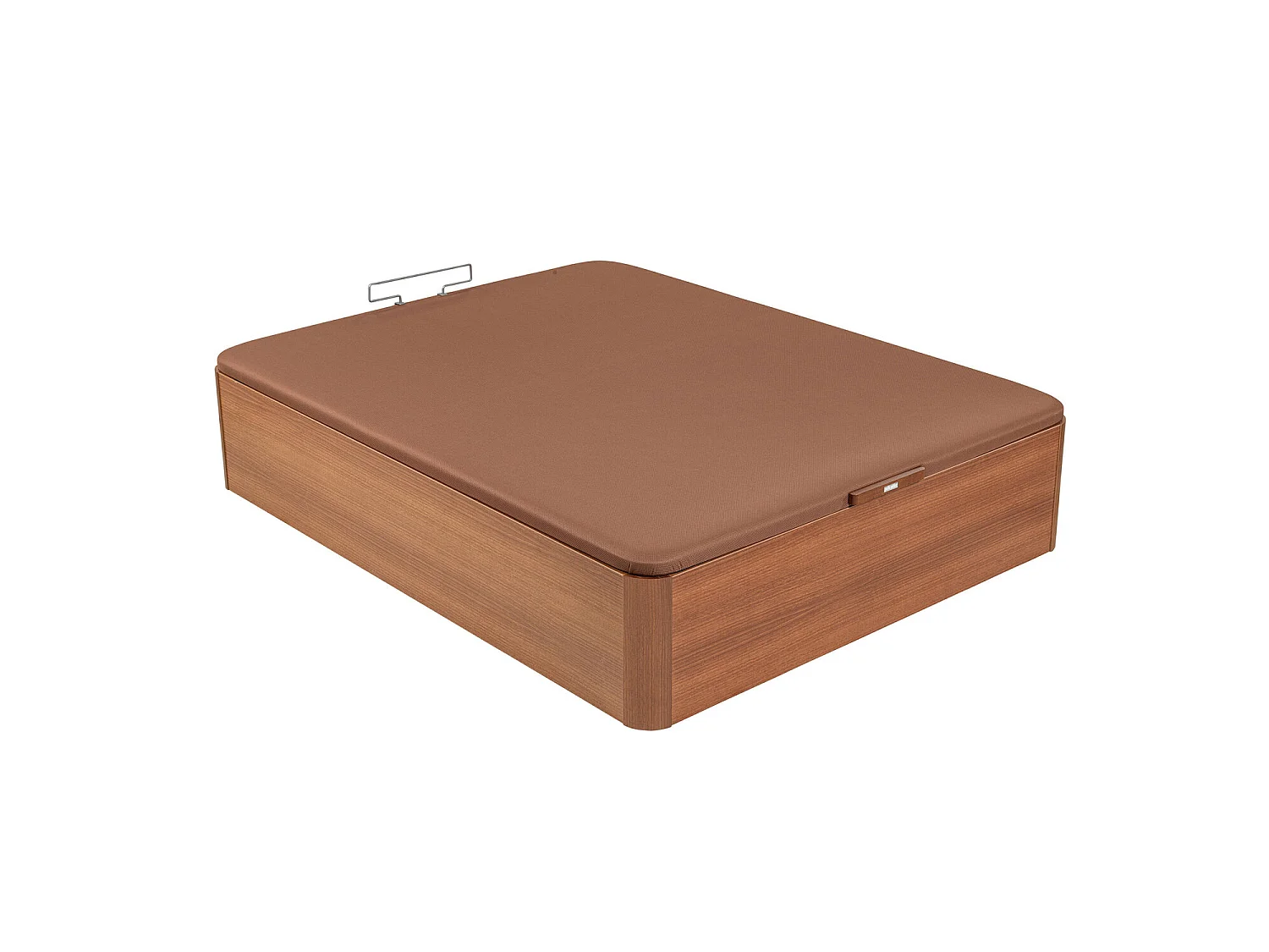 Cama Hidráulica com Arrumação 41CM | 80x182 | ENVIO E MONTAGEM INCLUÍDOS | Madeira | Cor Cereja | Tampa 3D respirável | NATURBOX 2.0 | PIKOLIN