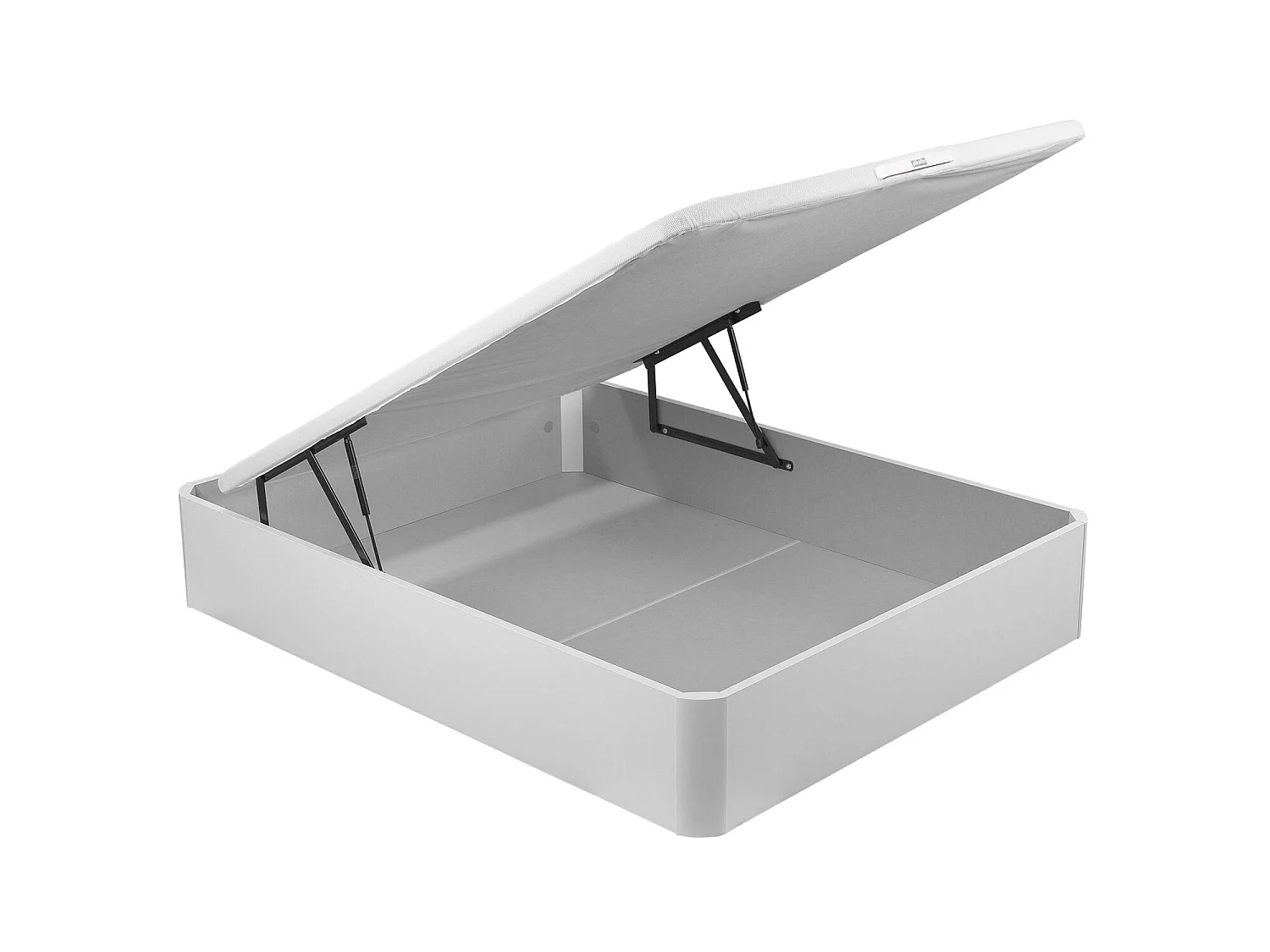 Canapé abatible PIKOLIN NATURBOX 2.0 blanco, 150 x 200 cm, altura 36 cm