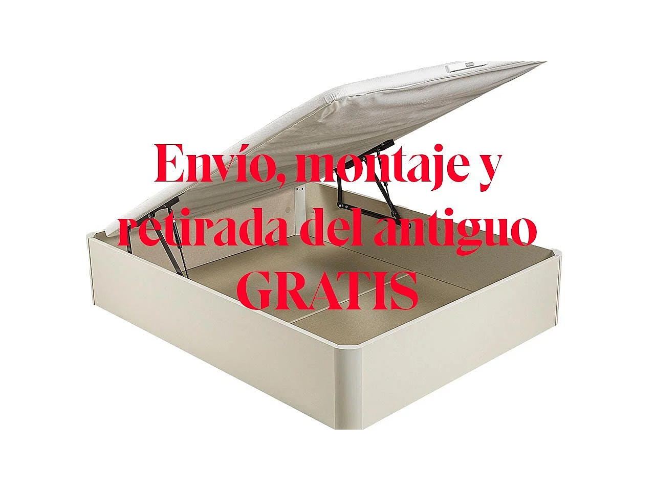Sommier 160 x 200 cm | PIKOLIN Naturbox 2.0 | Preto | 36 cm | Montagem e remoção incl.