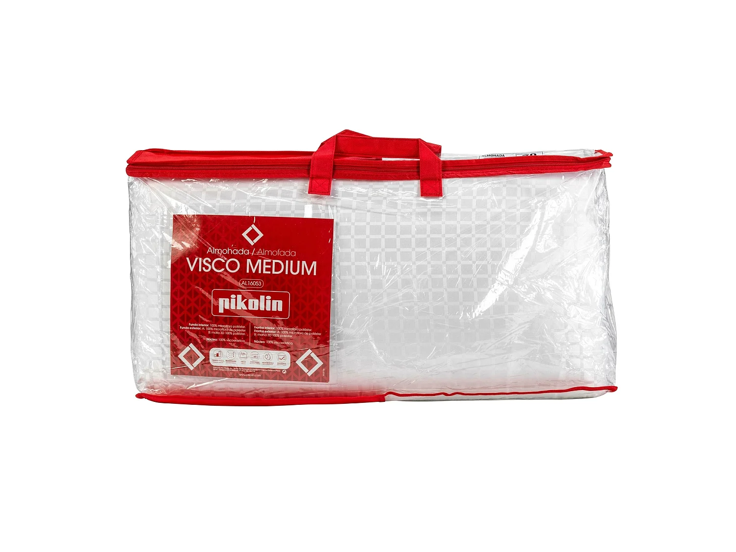 PIKOLIN VISCO MEDIUM kussen 105 x 40 cm, traagschuim 11 cm