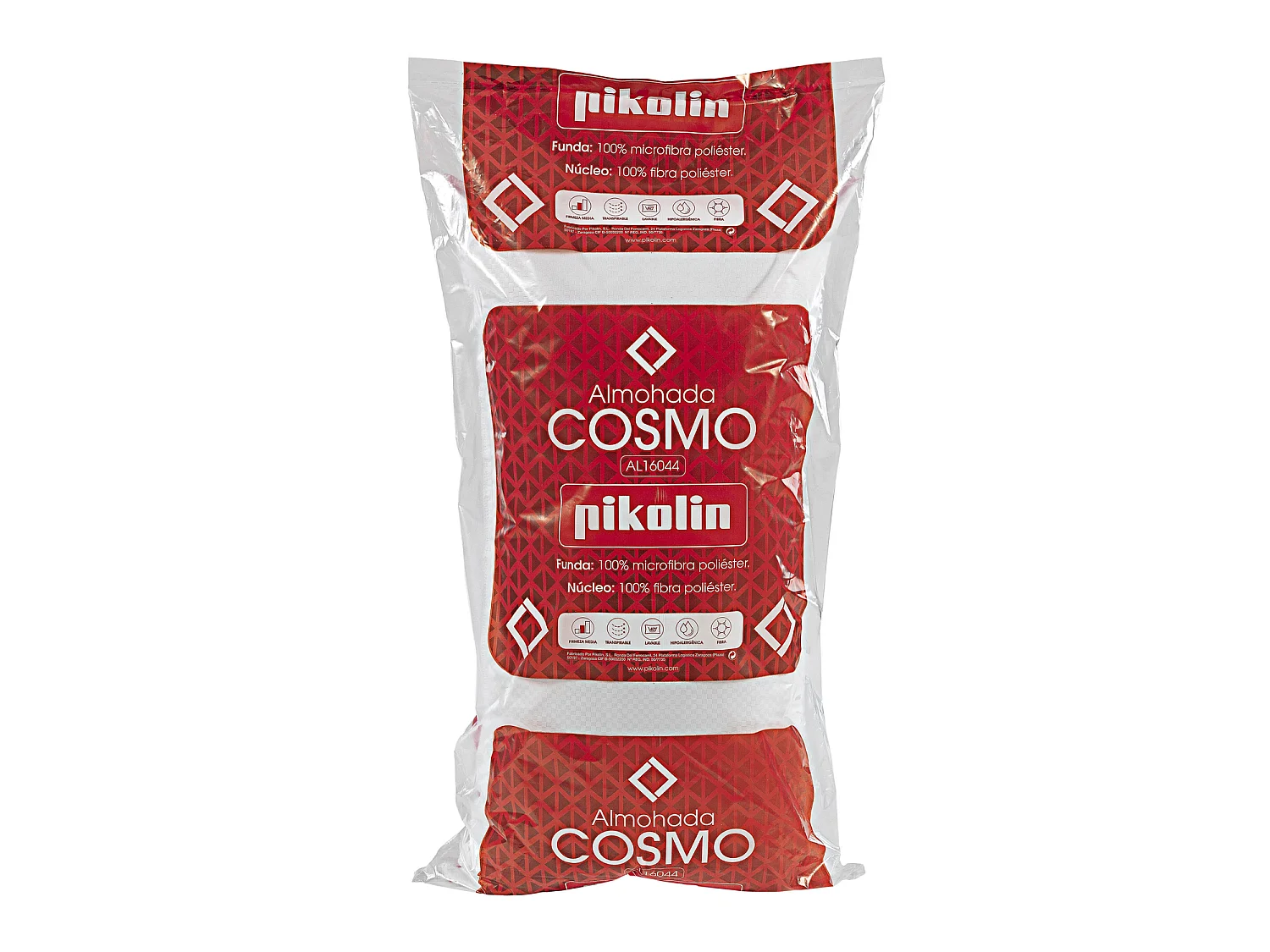 Cosmo hoofdkussen PIKOLIN, 150 x 40 cm, polyestervezel, 11 cm