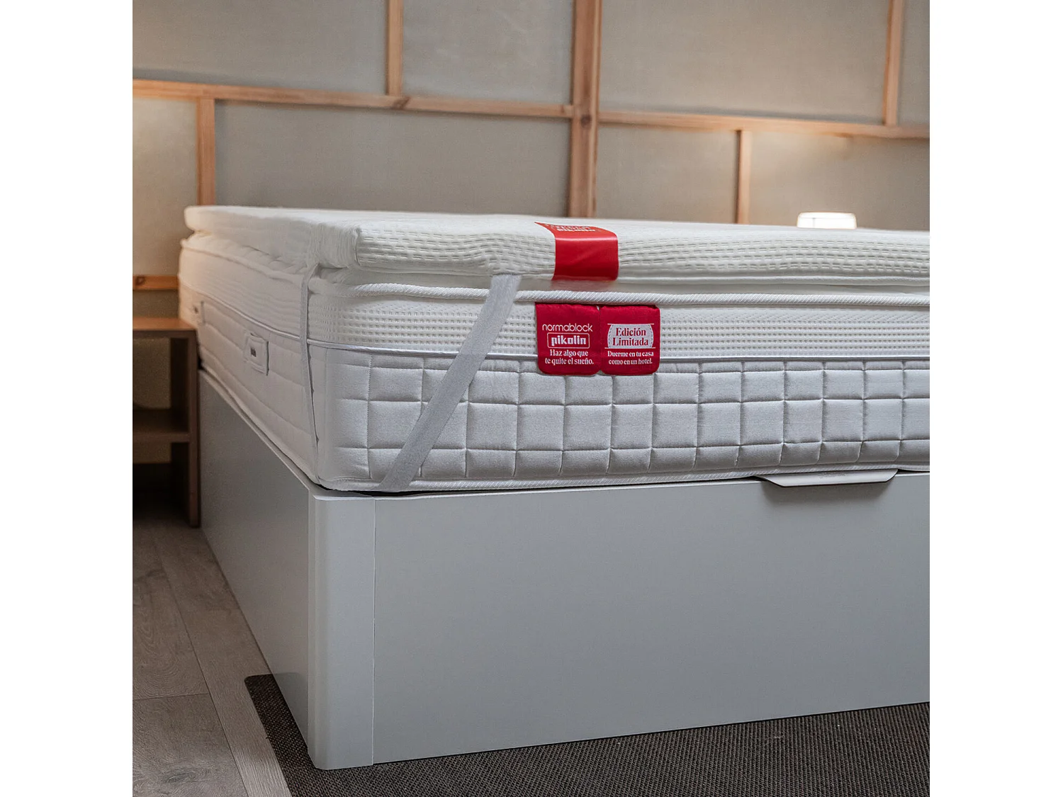 PIKOLIN Topper Hotel-topmatras 90 x 200 cm, traagschuim 6 cm