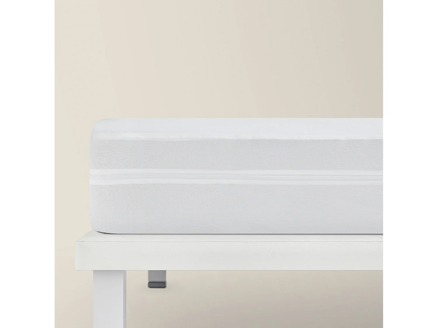 Protège-matelas imperméable 150 x 196 cm, polyester, jusqu’à 34 cm - PIKOLIN HOME ESSENTIAL